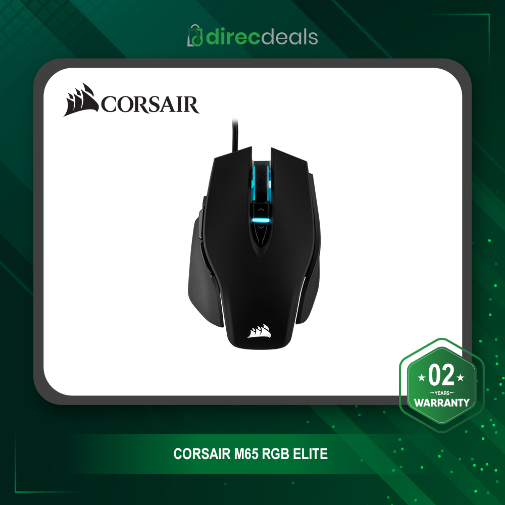 CORSAIR M65 RGB ELITE TUNABLE FPS GAMING MOUSE OfficeWorks.ph