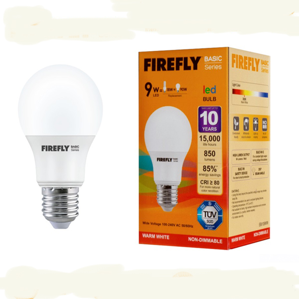 Firefly EBI109WW 9W 850Lm 60x110mm A-Bulb Single | OfficeWorks.ph